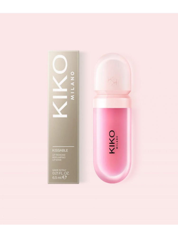 Kiko Milano „Kissable Lip Paradise“ drėkinamoji ir putlinamoji lūpų kaukė
