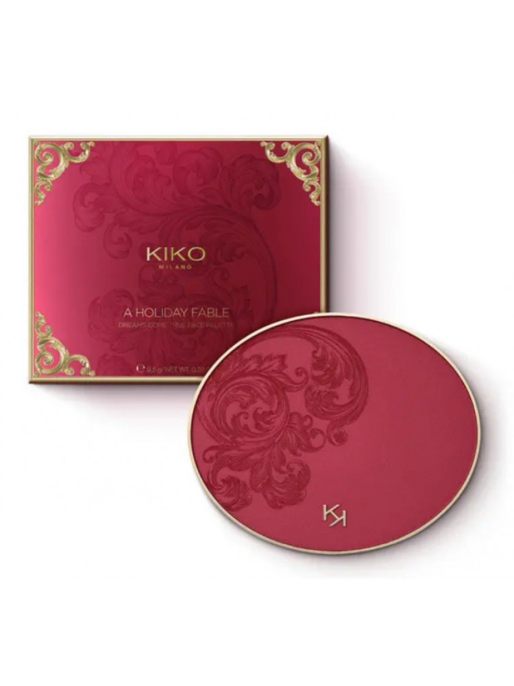 Kiko Milano veido paletė, su bronzantu, highlighteriu, skaistalais ir fiksuojančia pudra