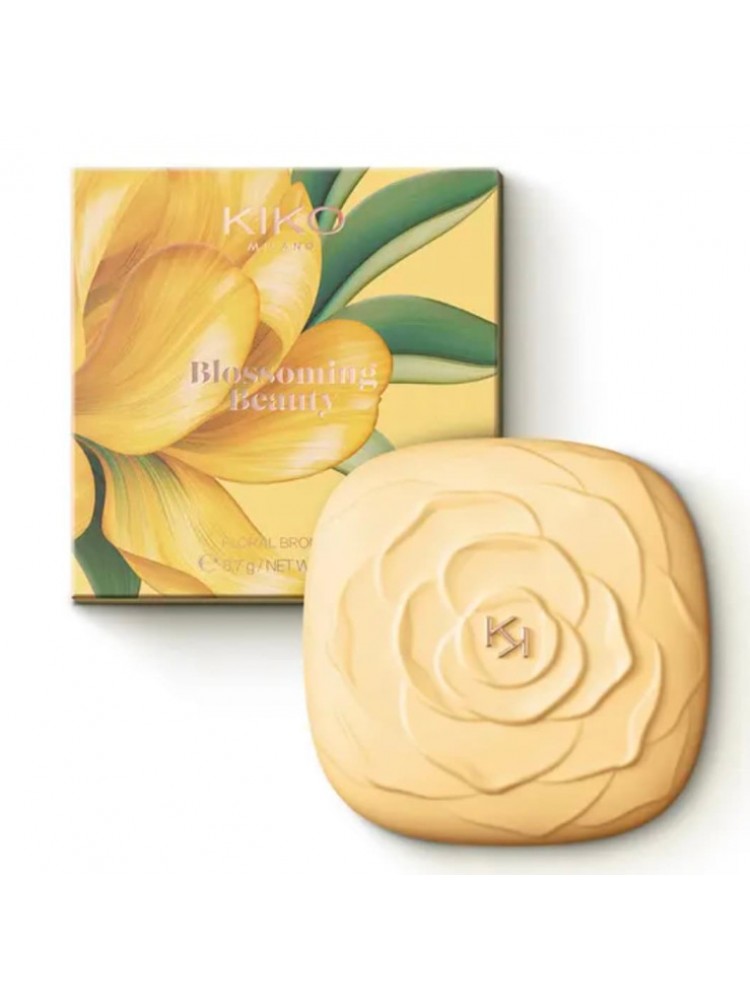 Kiko Milano Blossoming Beauty šilkinės tekstūros bronzantas, spalva 01 golden honey