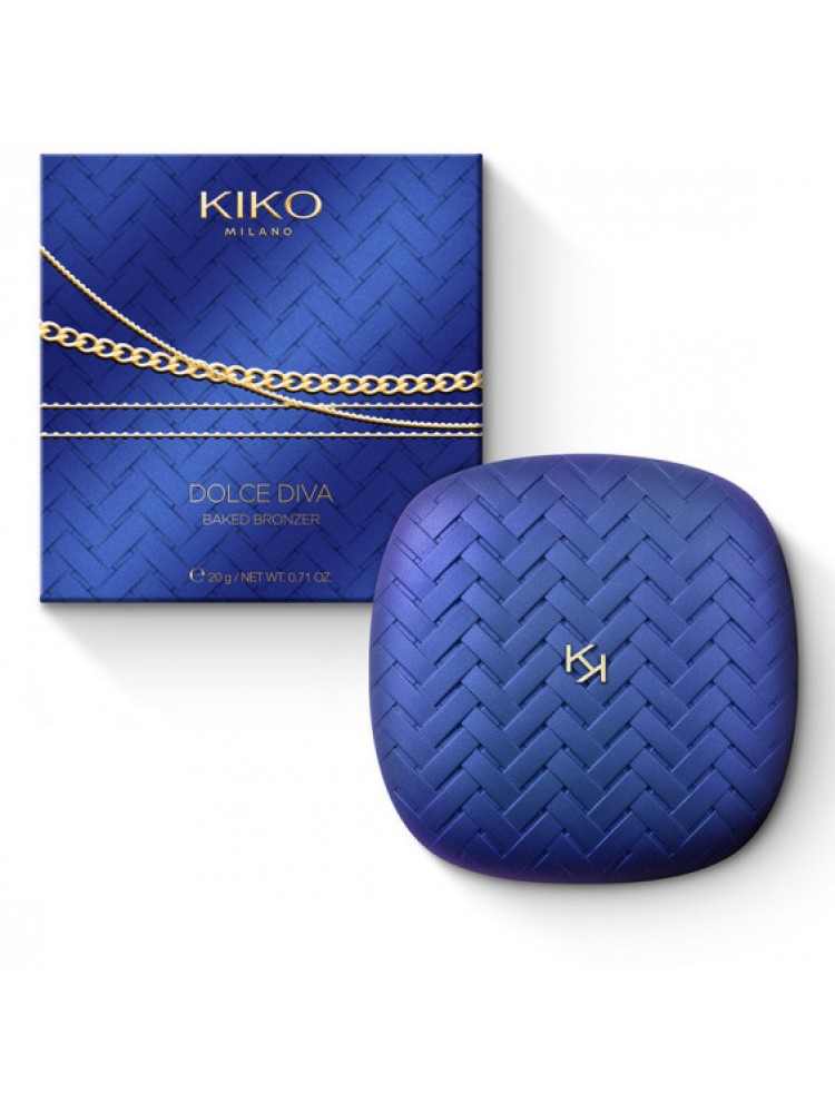 Kiko Milano Dolce Diva šilkinės tekstūros presuotas bronzantas, spalva 01 Special Honey, 20 gr